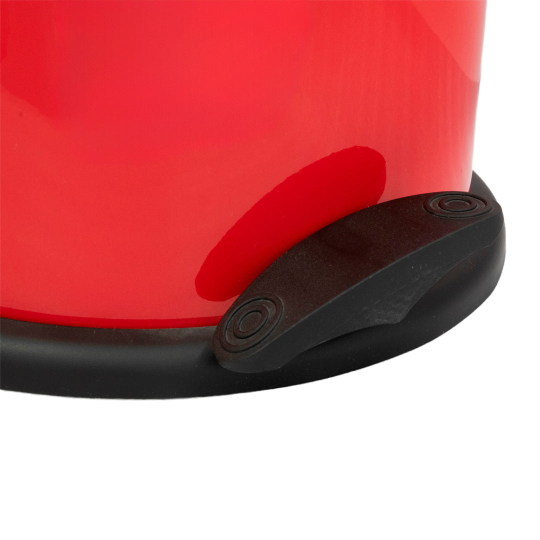 Papelera De Pedal 13 Lt Roja